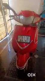 A scooty in good condition .