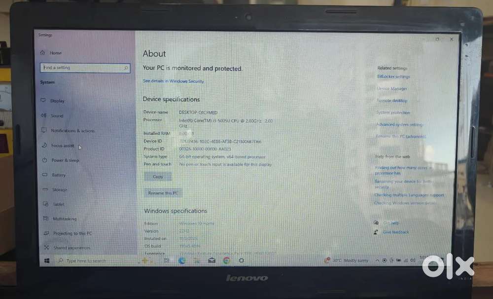 Lenovo IdeaPad laptop