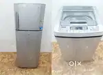. Front load Washing Machine +Double door fridge Sale - High Capacity