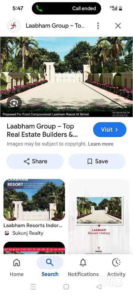 Main khandwa road 250ft simrol Corner garden facing plot labham simrol