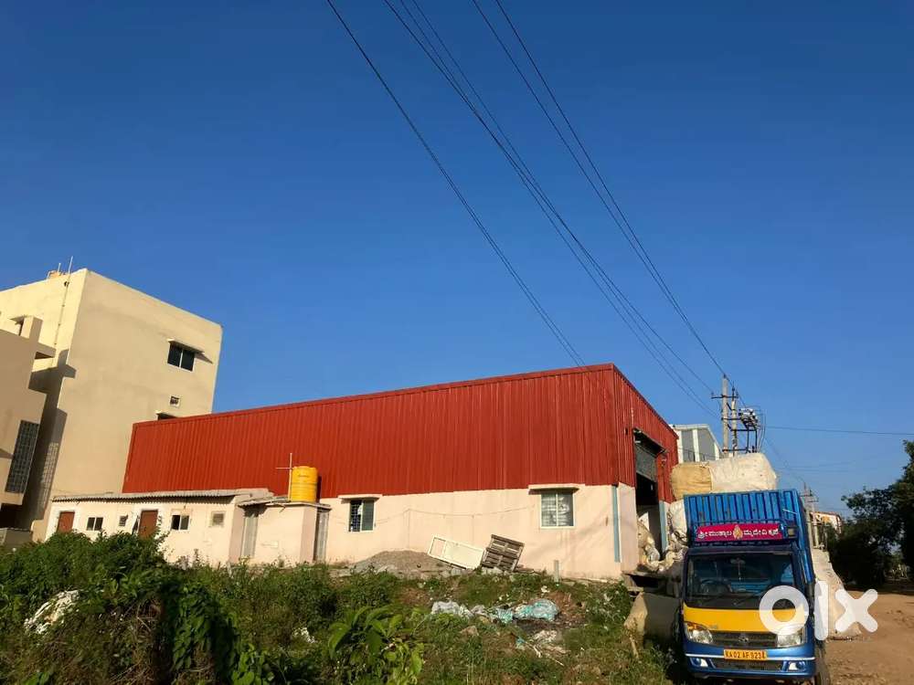 Industrial godown/shed with 30hp power