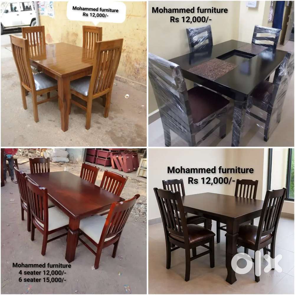 Brand new wooden dining table at reasonable price with warranty