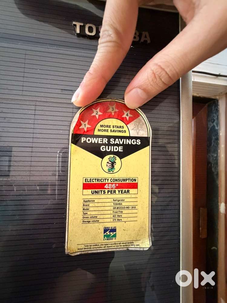 4 star Double door Fridge