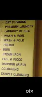 At Laundry shop