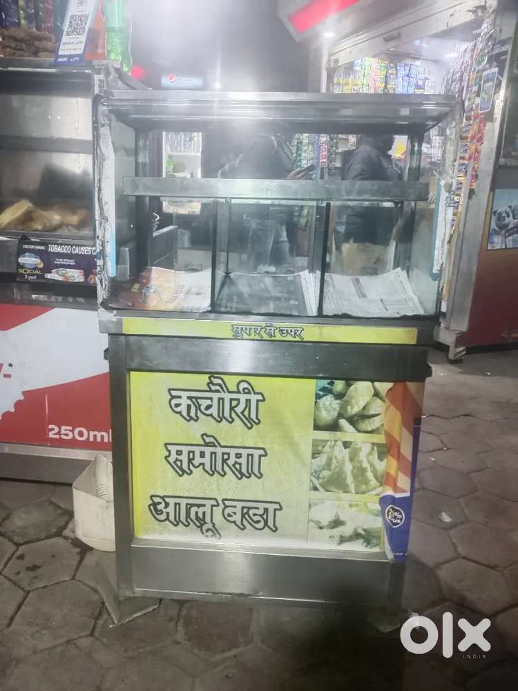 Restaurant counter for kachori samosa