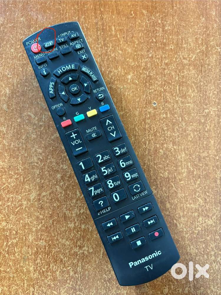 Panasonic TV remote - 3D