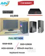 New Full Set  CPU - i5 Process  Monitor  Keyboard Mouse