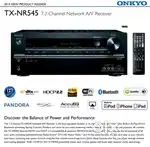 Onkyo TX-NR545 Dolby Atmos 7.2 4k Ultra HD 3d Bluetooth and Wi-Fi Netw