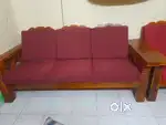 Wooden sofa set