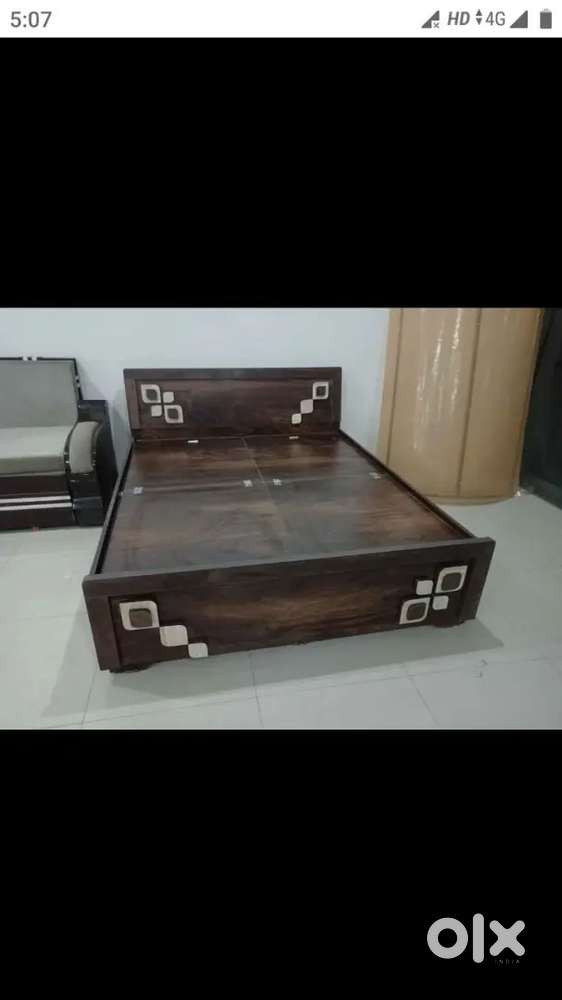 Dhamaka offer buy new double bed 3990, with box -6990/- EMI Available