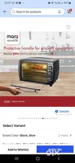 Oven toaster grill