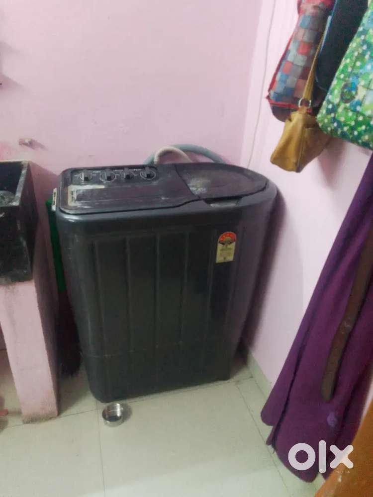 Whirlpool 7 kg Turbo Semi Automatic Top Load Washing Machine Grey