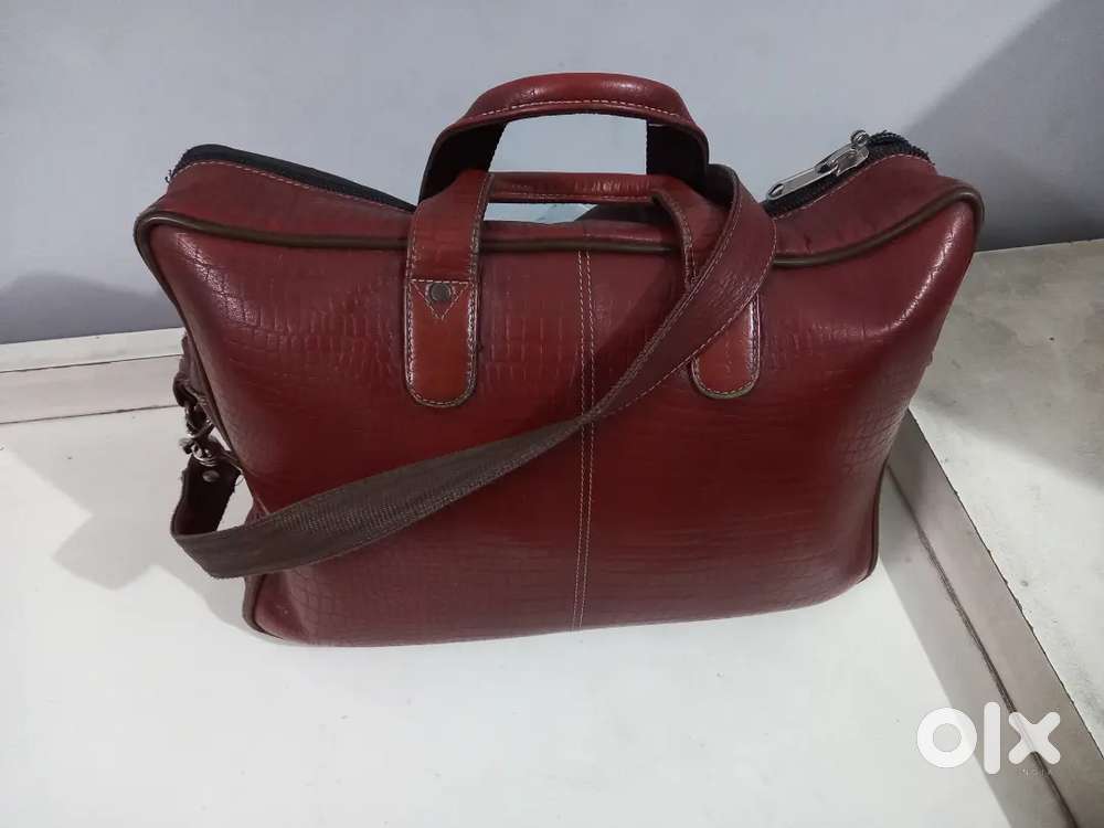 Leather Side Bag for office