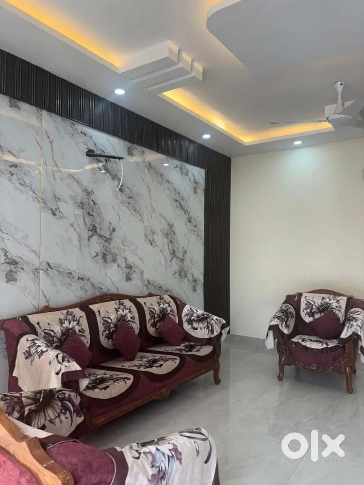 2 BHK flat, semi furnished