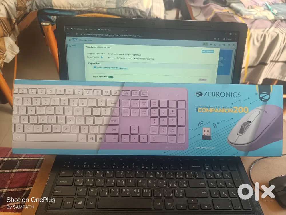 Wireless keyboard and mouse