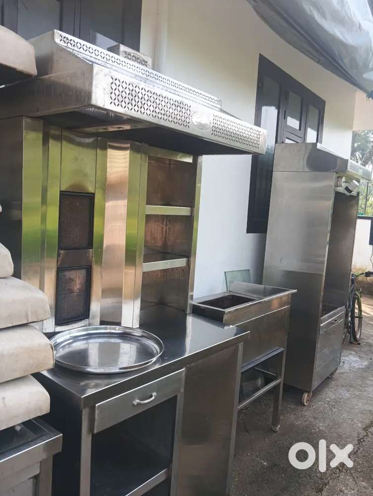 Shawai, Shawarma, Alfarm, Fried, 3 Burner chinese Steel Stove