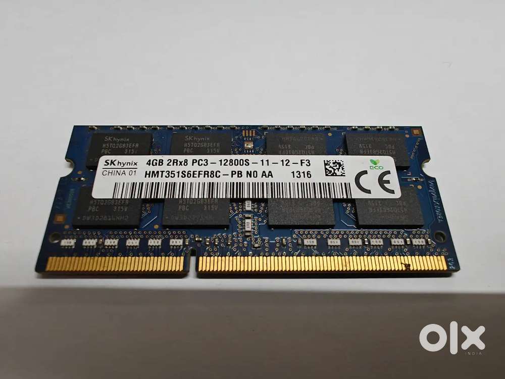 4GB DDR3 1600MHz Laptop RAM – Tested – Chennai