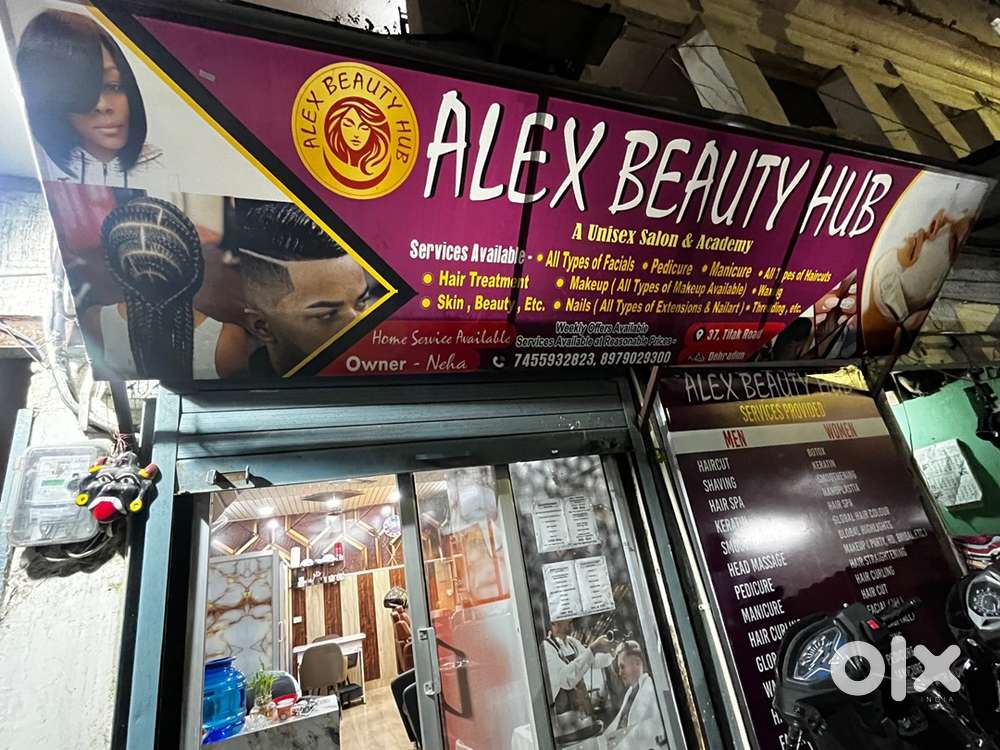 Newly opened salon for rent or sale