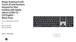 Apple Magic Keyboard and Magic Mouse (Black)
