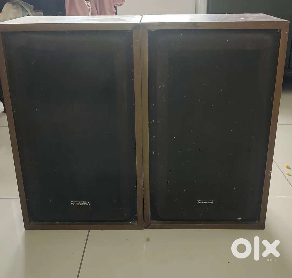 Old General company speaker not working condition
