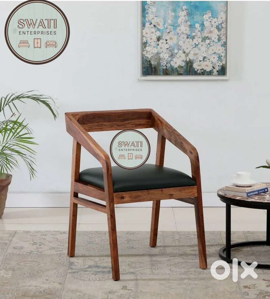 New luxury sheesham wood fine dine chair cafe restaurant furniture