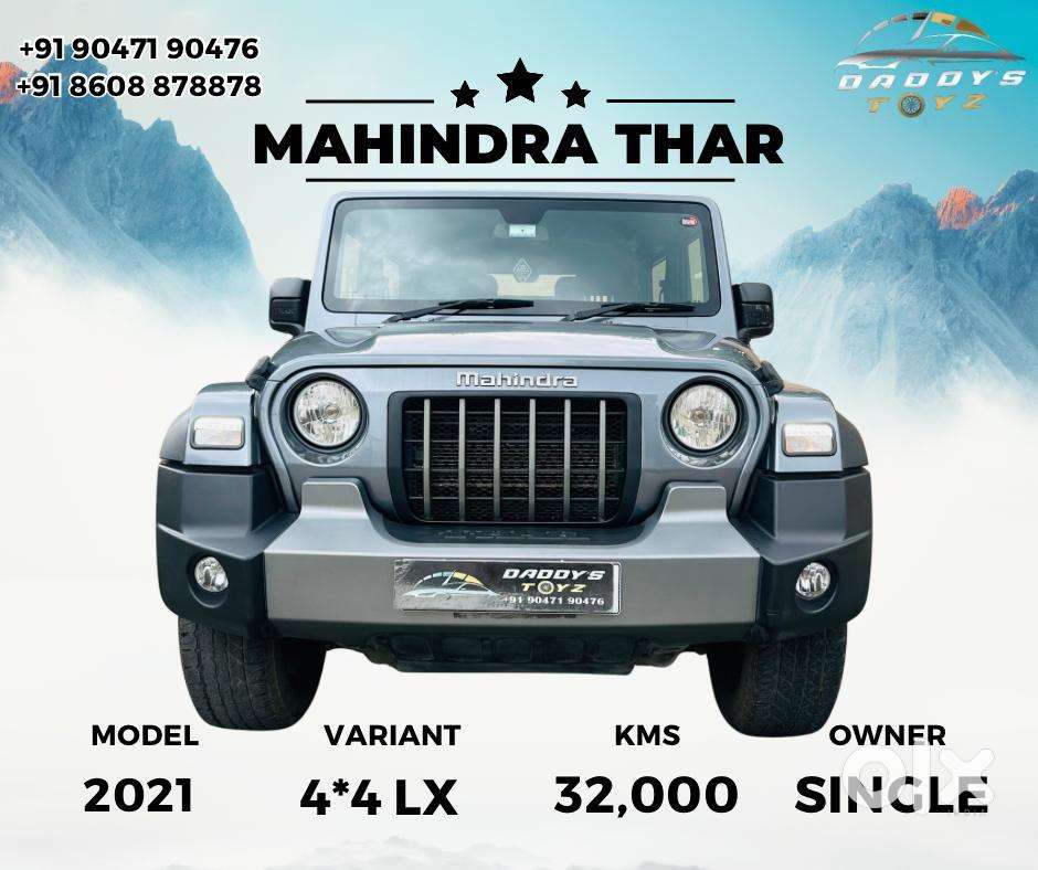 Mahindra Thar LX 4-STR Hard Top AT, 2021, Petrol