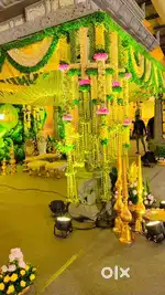 Flowers decoration lighting ideas