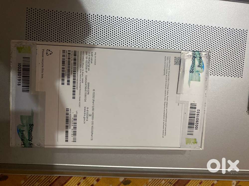 Iphone 16 128gb Black Box Pack