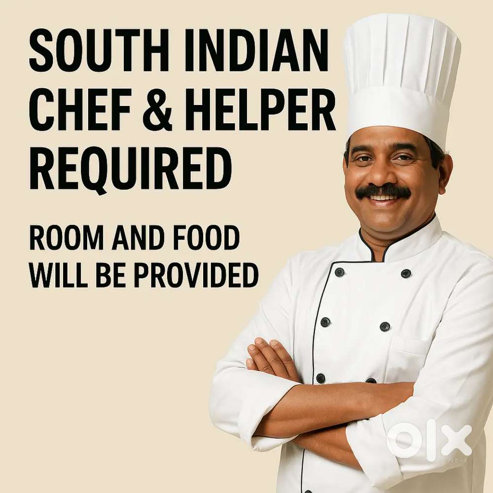 South Indian Chef and helper required