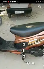 Scooty Pep plus with attractive chocklet colour