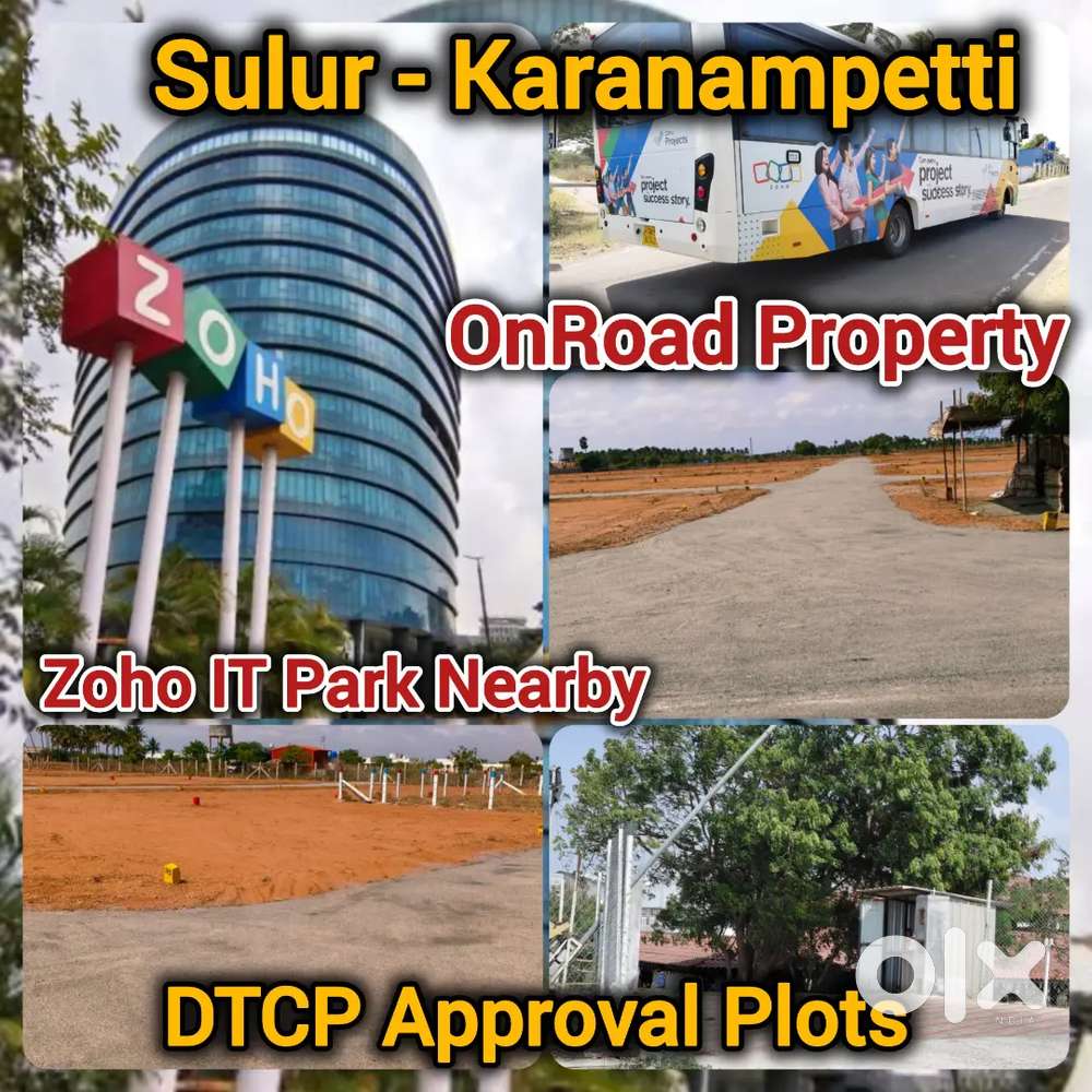 Sulur Karanampattai DTCP Approved Plots For Sale