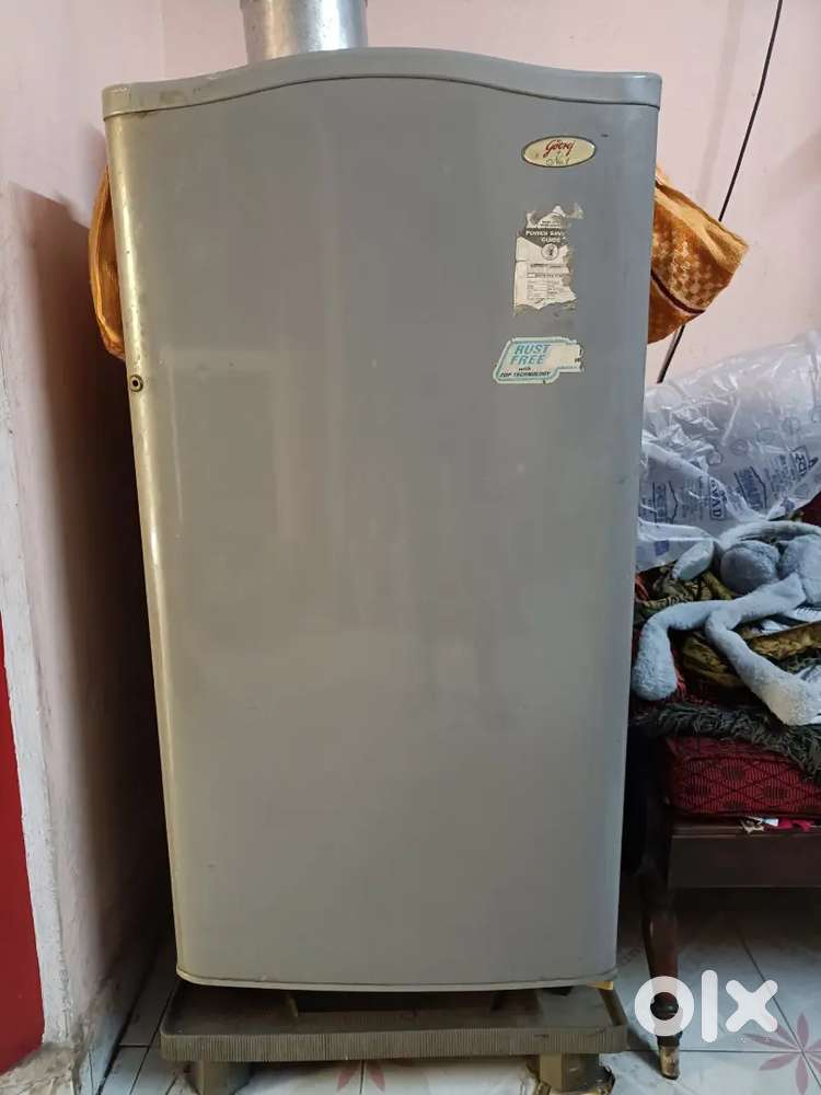 A single door fridge