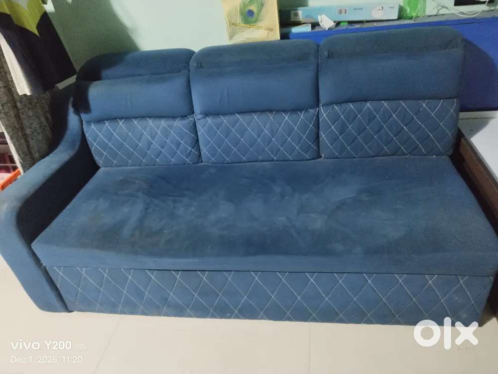 L-type Sofa set with Teapoy (Negotiable)