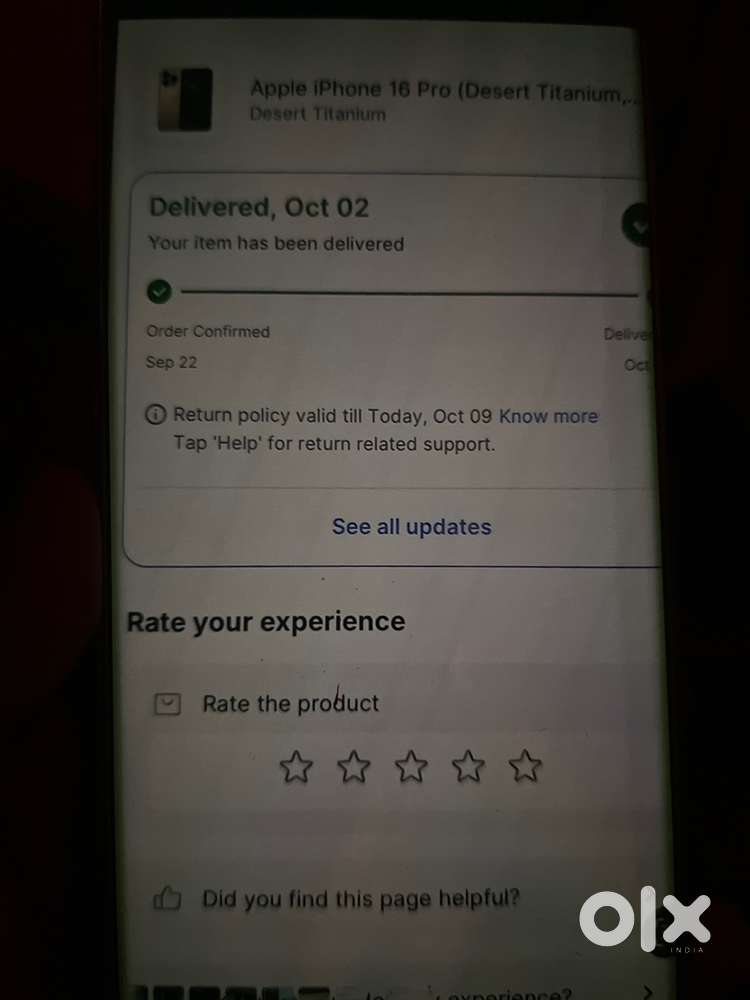 I phone 16 pro gold 5 day use