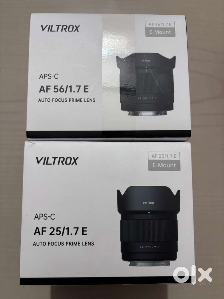Viltrox 25mm & 56mm F1.7 AF Lenses for Sony E-Mount (Warranty 2026)