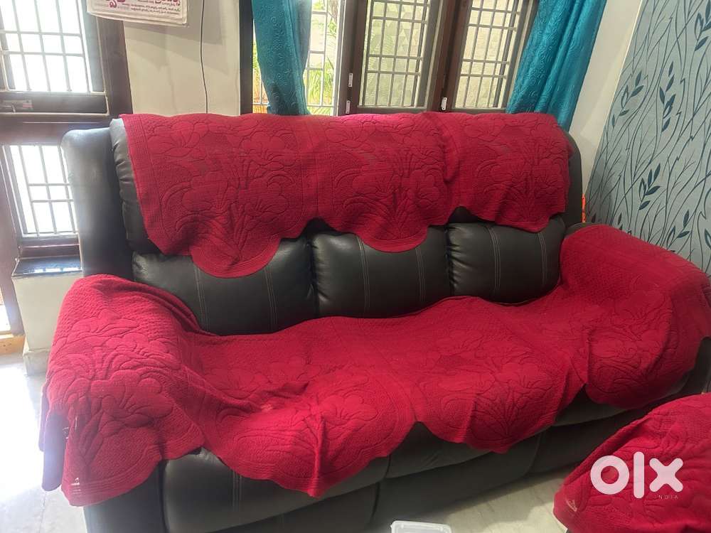 sofa set 5years leather