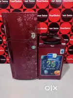 Perfect pair washing machine and refrigerator with FREE HOME DELIVERY.