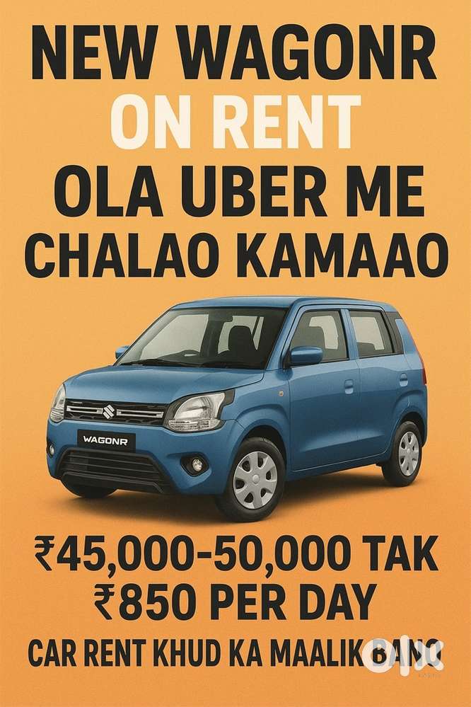 New wagonr on rent 850 per day rent in delhi NCR