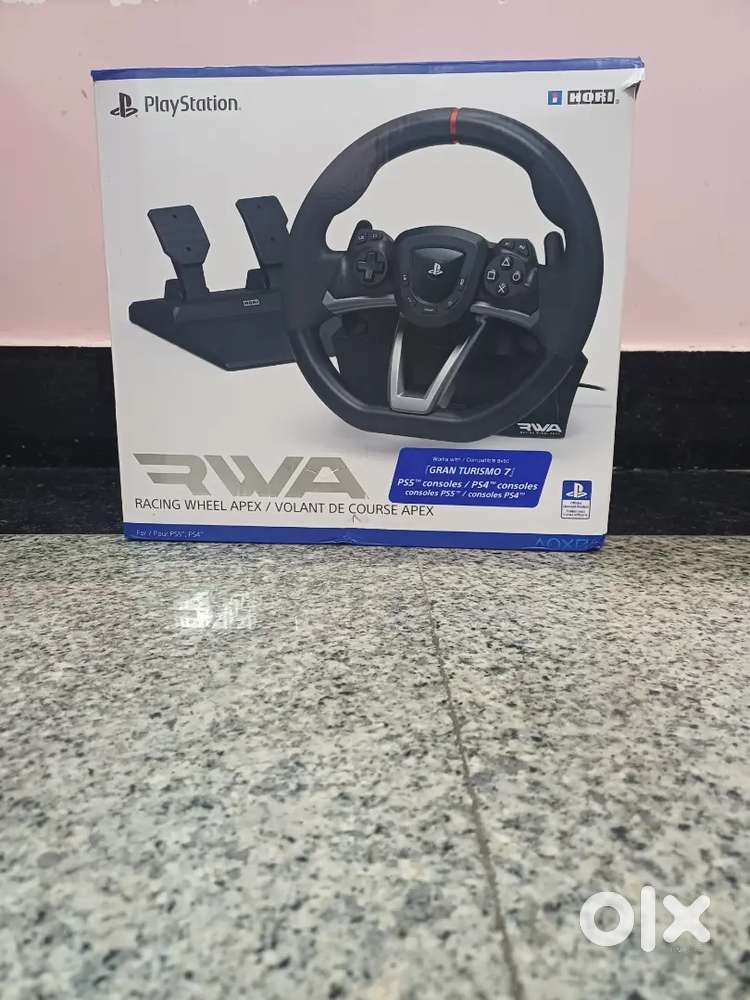 New car streeing wheel with pedals purchased from dubai