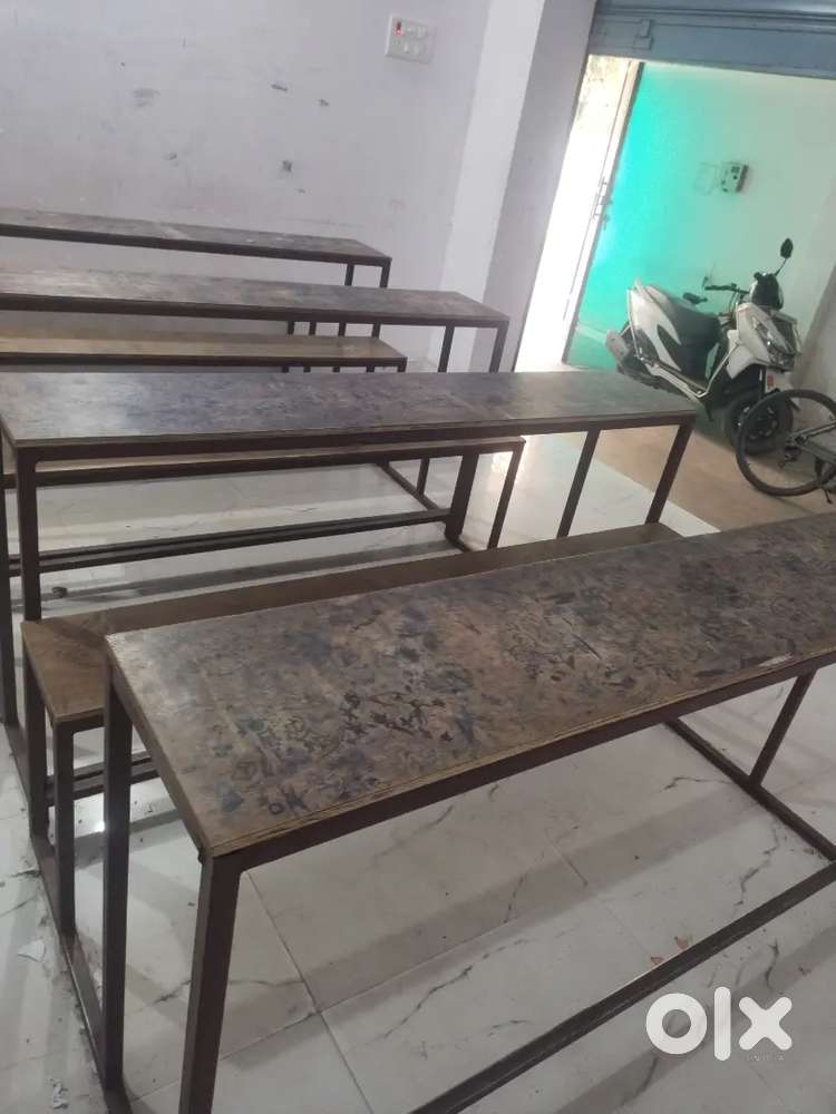 School Bench and desk