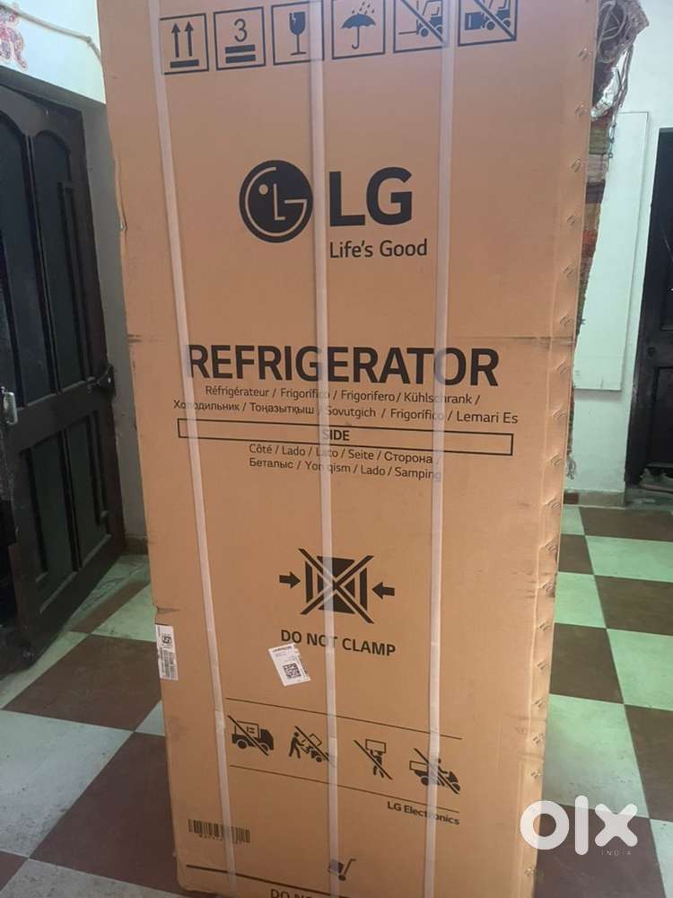 New Lg655 litre side by side almirah fridge