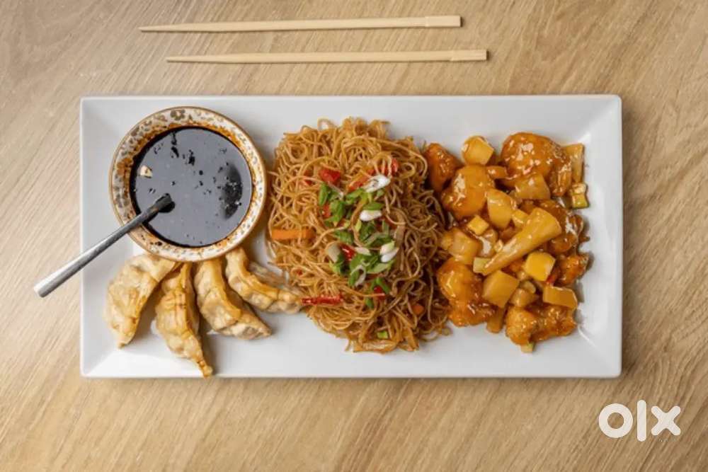 Chinese Cook aur Cleaning ke liye staff jo bartan dhoye