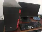 I3 Full set Computer, with 1000GB Harddisk, 19 inch Monitor, keys and