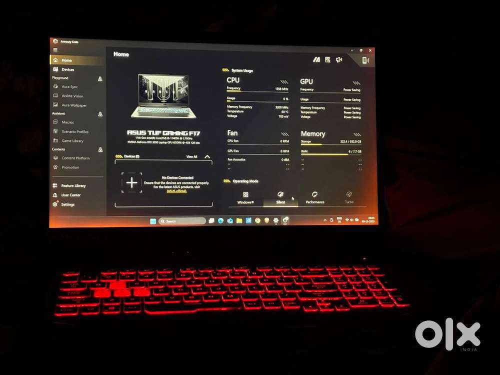 Asus TUF Gaming F17 (2022) — ₹35,000 (Negotiable)