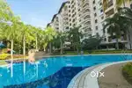 Luxurious 3 bhk semi furnished high rise flat near Alap Green City