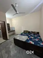 One room set with basic ammeneties available for rent .