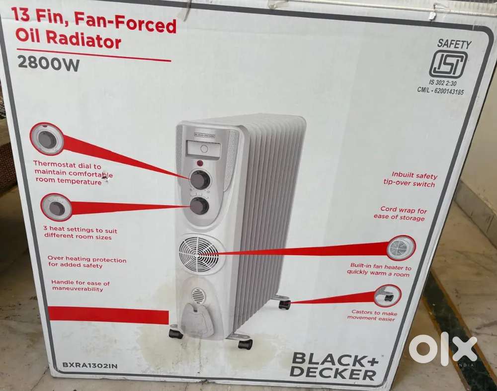 Room oil radiator heater for room & hotels