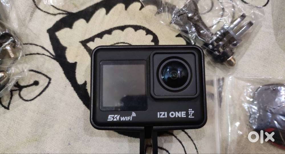 Ultra HD 5K Action Camera IZI ONE– Dual Screen –Not 17000 only ₹8000rs