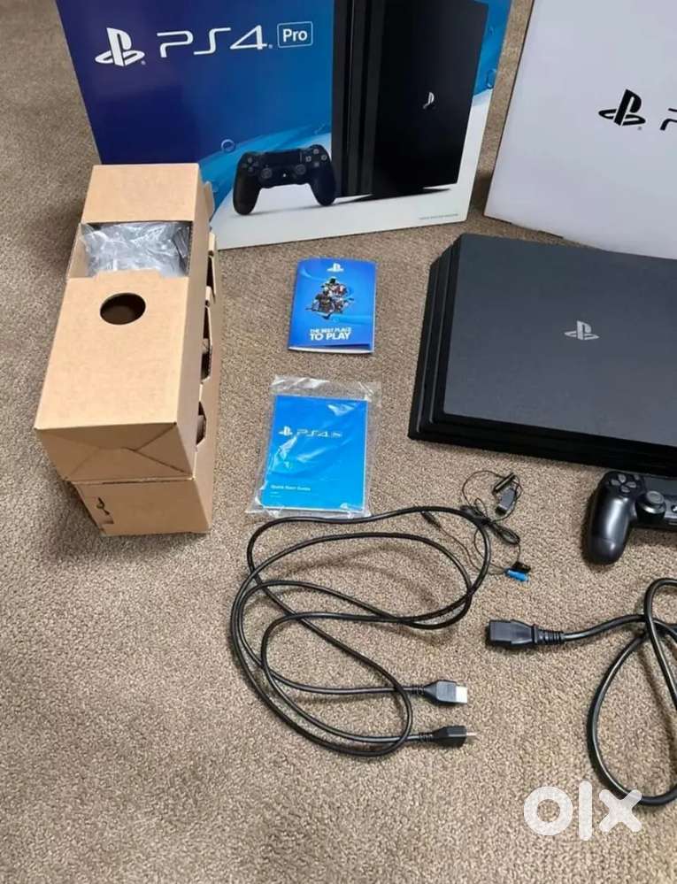Sony PlayStation 4 Pro PS4 1TB Console In Box W/ Controller And