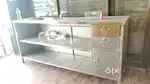 Stainless steel Gas Burner, Counter table,